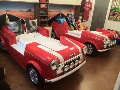Childs Dream Bed Mini Cooper Style Drive N Dream Bespoke Car Furniture Single • £9980