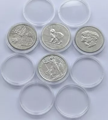 Coin Capsules Cases 39mm [ £5CROWN1oz Silver ] 102050100 Capsules  • £3.99