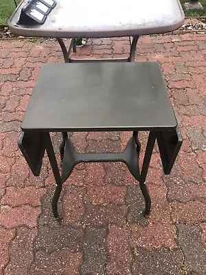 $100 • Buy Vintage Toledo Guild, OLIVE GREEN  Rolling Folding Metal Typewriter Stand Table
