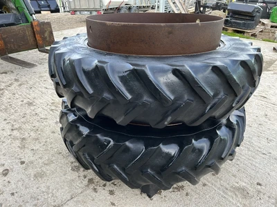 £295 • Buy Stocks Dual Wheels On Goodyear 13.6 R38 Tyres Twin Wheels Rear Tractor Flotation