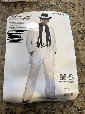 Dreamguys Men’s Zoot Suit Riot Gangster Halloween Costume Sz Xxl Jacket & Pants • $39