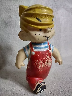 Vintage 1959 Dennis The Menace Vinyl Rubber Toy Figure The Hall Syndicate Doll • $29.95