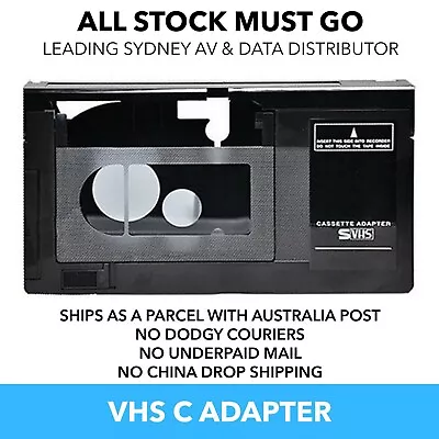 Panasonic Tape Converter Adaptor Play Compact Cassette Tapes On Your VCR Player • $67.95