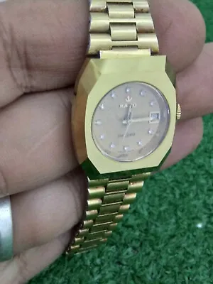 Rado DiaStar Automatic Vintage Swiss Ladies Watch Plated Gold • £350