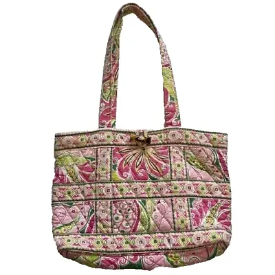 Vera Bradley Retired Gabby Pinwheel Pink Shoulder Bag • $11.97