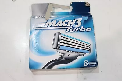 Gillette Mach3 Turbo Blades Refill Pack Of 8 • $36