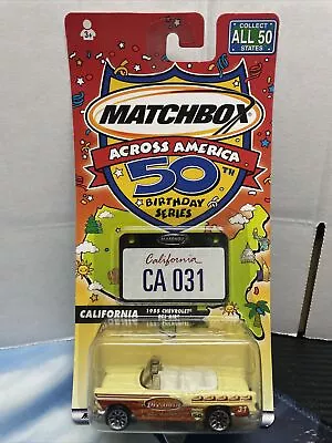Matchbox Across America 50th Birthday Series California 1955 Chevrolet Bel Air • $4