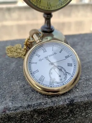 Watch Elgin Vintage Pocket Collectible Antique 1- Brass Pocket Watch GIFT • $15.03