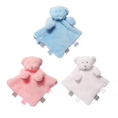 Baby Boys Girls Teddy Bear Cuddly Comforter Blanket Soft Toy Comforters BC25 • £7.99