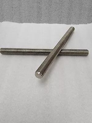 5/11-11 X 8.25  18-8 STAINLESS STEEL RH THREADED ROD; QTY 5 • $45