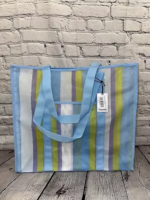 Shade & Shore Striped Mesh Beach Tote Handbag • $10