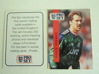 £1.89 • Buy Pro Set Football Cards 1990 1991 Nos 1~248  Arsenal ~ Wimbledon  Variants (ef4)