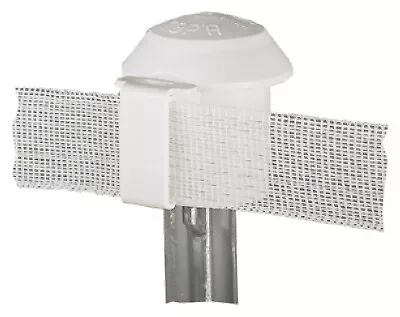 Electric Fence T-Post Safety Cap White 10-Pk. • $21.99