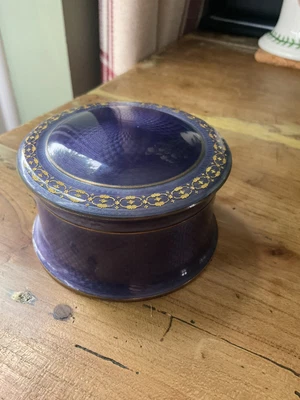 £650 • Buy Sterling Silver Guilloche Enamel David Andersen Purple Box