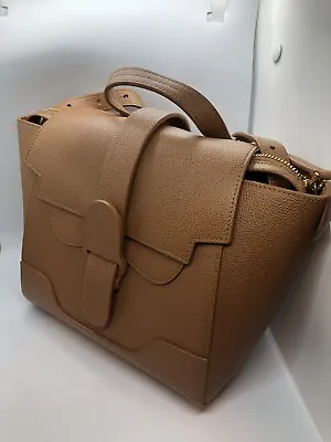 $545.06 • Buy Senreve Mini Maestra Convertible Bag Pebbled Leather Chestnut Gold Hardware