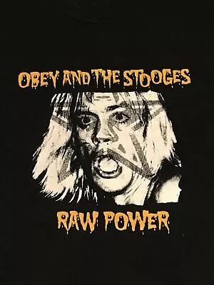 Iggy Pop Stooges OBEY Vtg Tour Concert Cotton T-shirt All Size • $19.99
