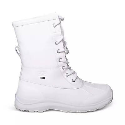 Ugg Adirondack Iii Patent White Leather Waterproof Women's Boots Size Us 8 New • $170.99