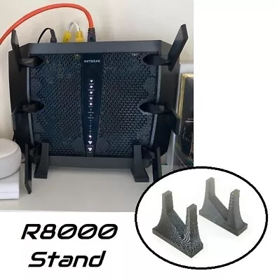 Vertical Stand Holder Brackets Feet For Netgear R8000 Nighthawk Router • $15.35