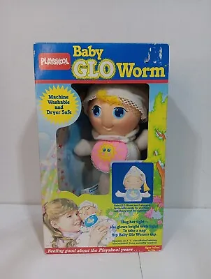 Vintage Playskool Baby Glo Worm Open Box 1986  Dual Face With Instructions.  • $66.33