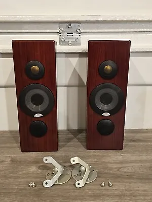 Monitor Audio Radius 180 Speakers - Rose Mahogany - PAIR - W/WALL MOUNTS  • $179.95