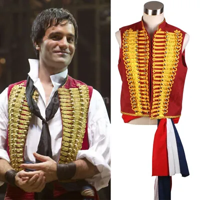 Musical Les Miserables Enjolras Vest Sash Cosplay Costume  Halloween Theater Top • $69.99