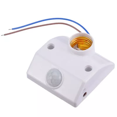 E27 Socket PIR Infrared Motion Sensor LED Light Lamp Holder Lamp Base Switch • $7.92