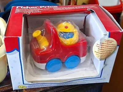 Vintage Fisher-Price Roll-a-Round Fire Car Ages 6-36 Months • £7.99