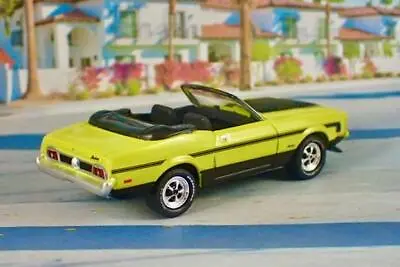 1st Gen 1971–1973 Ford Mustang V-8 Ram Air Convertible 1/64 Scale Limited Edit Y • $22.99