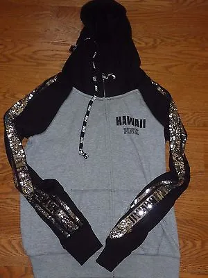 Victorias Secret Pink Rare Bling Bling   Hawaii  Hoodie Nwt • $99.99