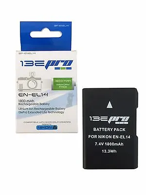 I3ePro EN-EL14 / EN-EL14a Ultra High Capacity 1800mAh Li-ion Batteries For Nikon • $9.99