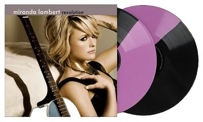 Miranda Lambert - Revolution 2x LP Limited Black/Pink Split Vinyl 1st Press VMP • $69.95