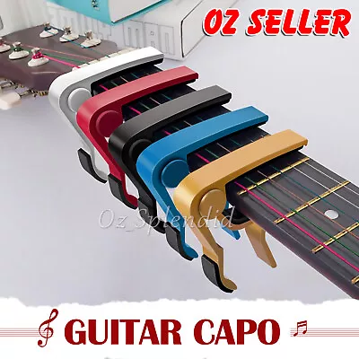 Capo Premium Alloy Clamp Quick Change Trigger For Guitar Banjo Ukulele Mandolin • $4.85