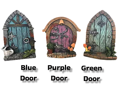 Miniature Hobbit Pixie Elf Fairy Door Tree Garden Home Decor Magic Doors Gift • £8.85