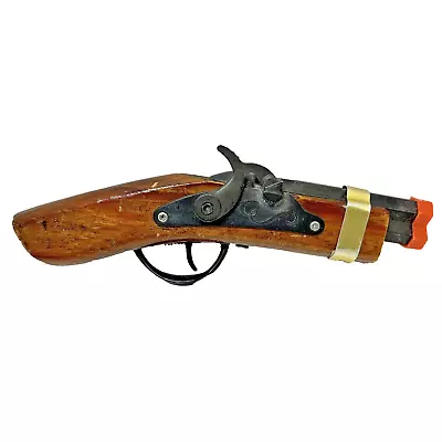 Vintage Replicas By Parris 5891 Wood And Metal Double Barrel Toy Cap Gun Works • $15.07