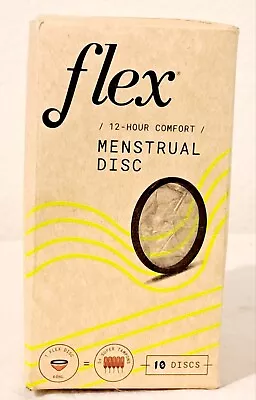 Flex 12 Hour Comfort Menstrual Discs New 10 Count Open Box • $10