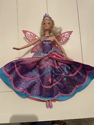 Preowned Barbie Mariposa Fairy Princess Catania Doll And Fairy Doll With Wings • $50