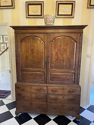 Beautiful  Georgian  1714 - 1830 Antique Vintage Linen Cupboard ( Press ) • £1895