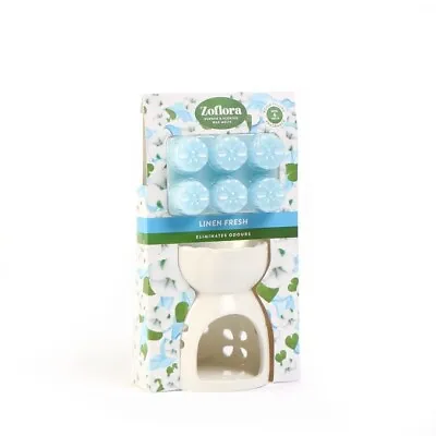 Zoflora Scented Wax Melts & Oil Burner  Linen Fresh Free UK P&P • £9.99