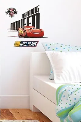 Disney Cars 3 Lightning McQueen RoomScapes Wall Decal 18 X 24  Removeable • $18.95