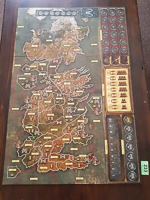A Game Of Thrones The Board Game *WESTEROS MAP & TRACKS* 2nd Edition (233) • £8