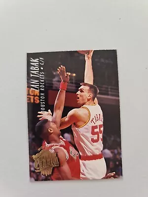 1994-95 Ultra Houston Rockets Basketball Card #255 Zan Tabak  • $5.47