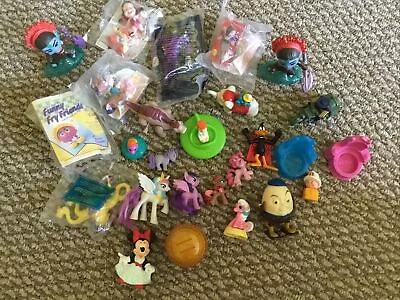 Vtg. 80’s-90’s Lot Fast Food Toys Plus Other Small Figures • $7