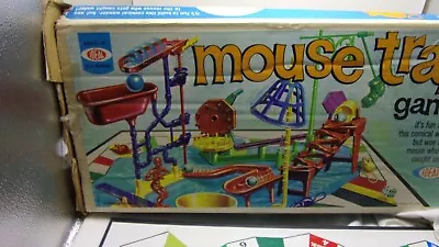 Vintage 1975 Ideal Mousetrap Game-OB-Missing Rubber Band-Part Of Instructions • $5.99