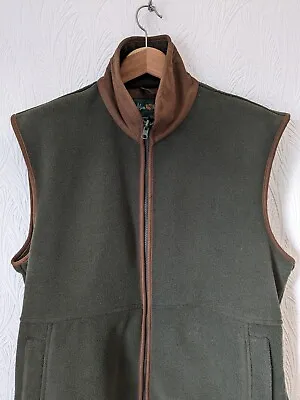 Alan Paine Aylsham Country Gilet Sleeveless Fleece Green Men's Size XXXL 3XL  • £37