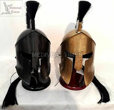 Set Of 2 King 300 Leonidas Spartan Helmet Warrior Costume Medieval Halloween • $263.45