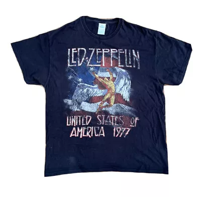 Led Zeppelin T Shirt USA 1977 Pro Delta Weight Size L • $15