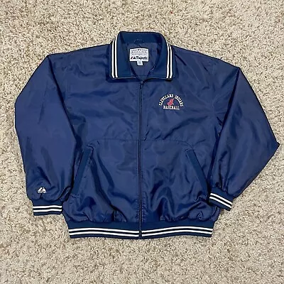 Vintage Cleveland Indians Guardians Majestic MLB Baseball XL Full Zip Jacket • $29.99