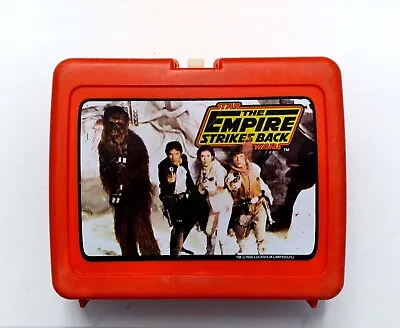 Star Wars The Empire Strikes Back 1980 Vtg Plastic Lunchbox-Thermos Brand • $35