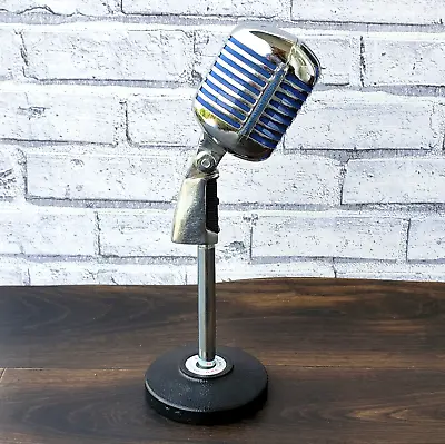 Professional Dynamic Vintage Retro Style Metal Grill Microphone With Desk Stand. • $60