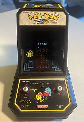 Coleco Midway Pac-Man Mini Tabletop Arcade Game Very Good Working Condition • $114.95